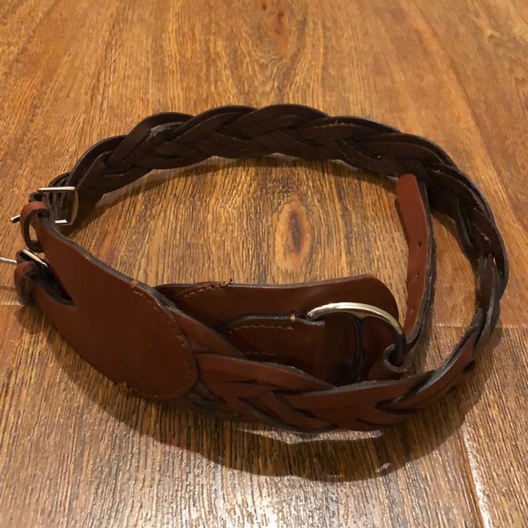 Ralph Lauren Accessories - Ralph Lauren Medium Leather Buckle Belt
